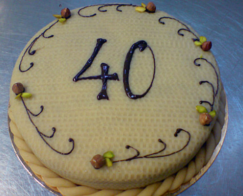 Torte zum 40. Geburtstag